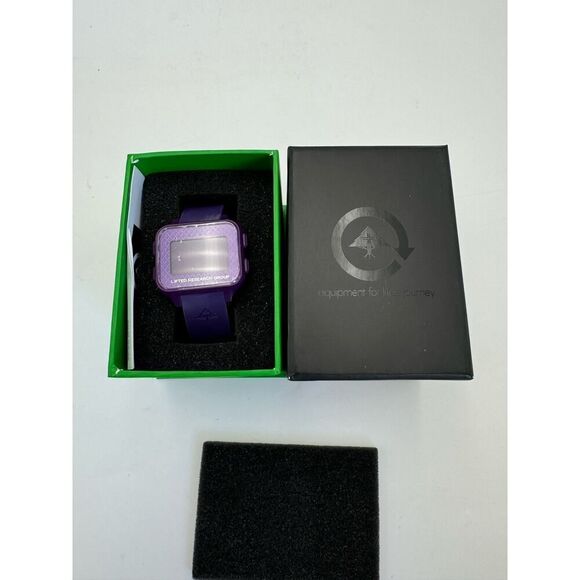 Tree Search Water-Resistant Rubber Band Smart Watch Purple - Picture 3 of 3